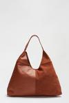 Wallis Luxe Leather And Suede Mix Hobo thumbnail 2