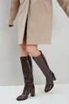 Wallis Wide Fit Hope Knee High Boots thumbnail 1