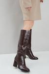 Wallis Wide Fit Hope Knee High Boots thumbnail 4