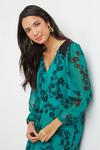 Wallis Trailing Floral Lace Shoulder Midi Dress thumbnail 4