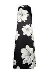Wallis Monochrome Large Floral Tie Neck Dress thumbnail 5