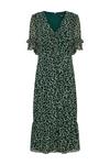Wallis Tall Green Animal Midi Tea Dress thumbnail 5