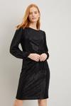 Wallis Sequin Ruched Side Dress thumbnail 2