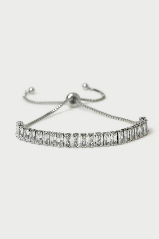 Wallis Silver Embellished Toggle Bracelets 1