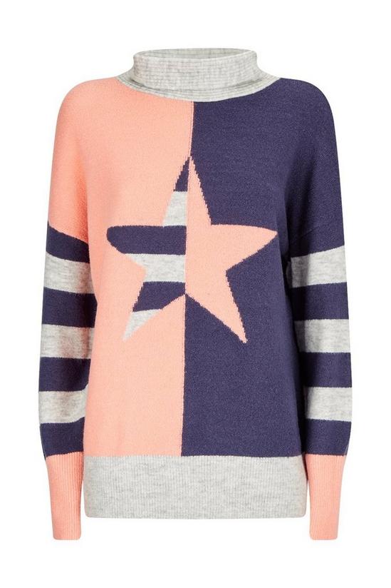 Wallis Star And Stripe Roll Neck 5