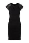 Wallis *Black Shutter Lace Sleeve Dress thumbnail 5