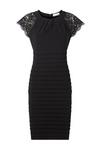 Wallis Petite Black Shutter Lace Sleeve Dress thumbnail 5