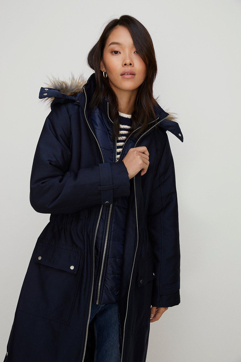 Wallis clearance parka coat