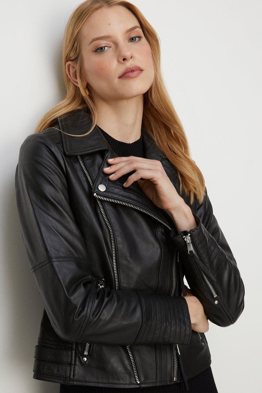 Tu black hot sale leather jacket