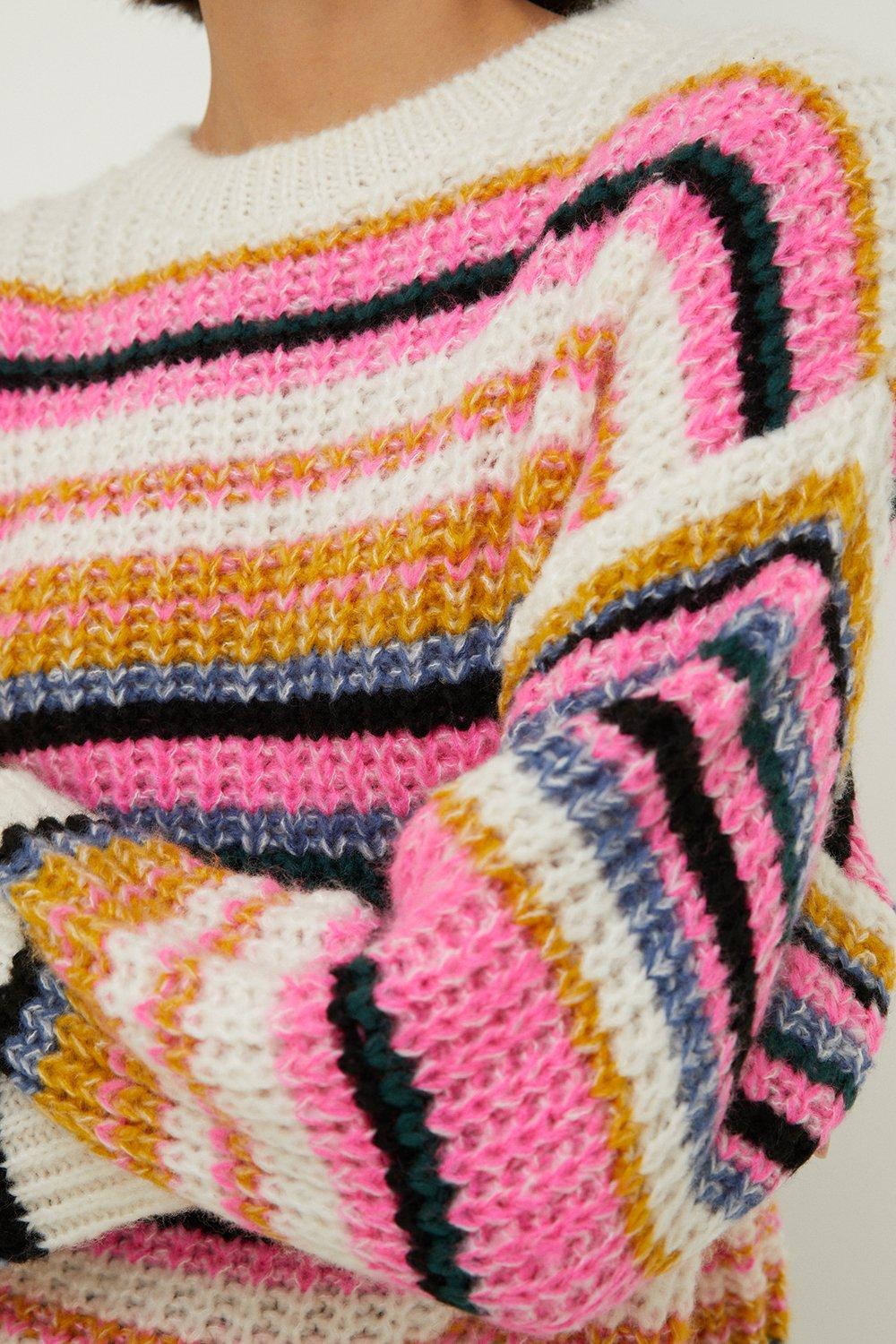 Cardigan Oasis Rib in Multi –