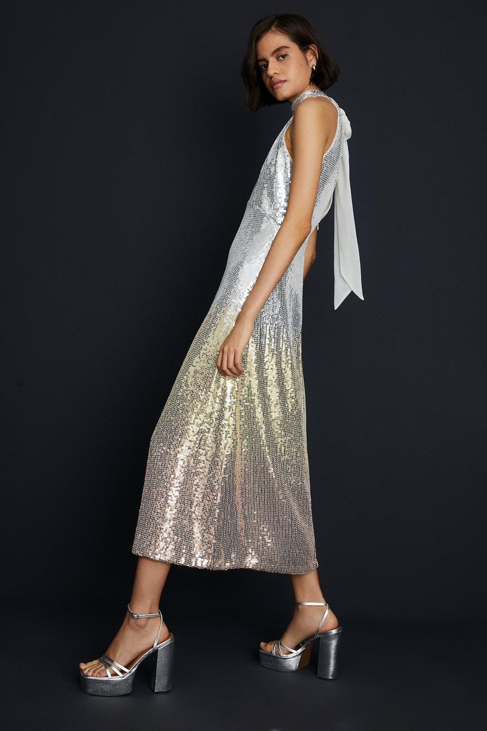 Oasis 2024 sparkly dress