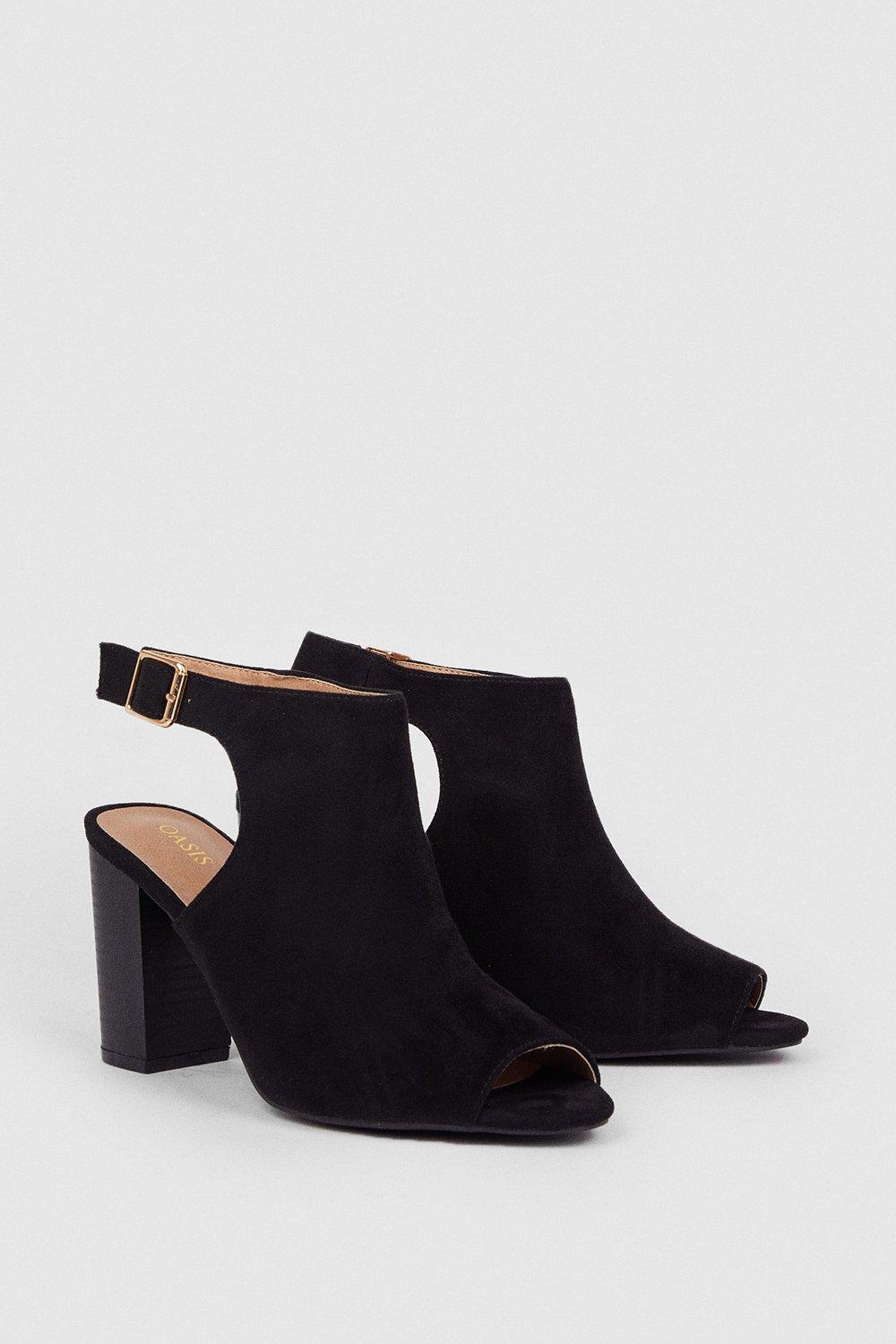 Oasis black clearance suede ankle boots