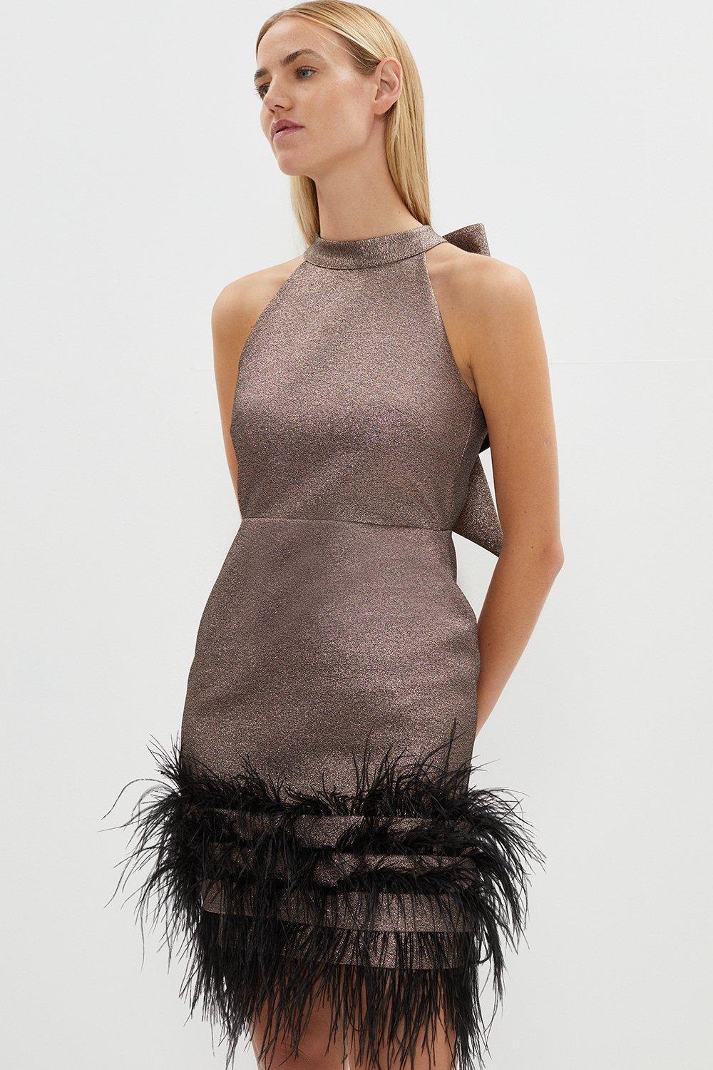 Coast 2024 feather dress