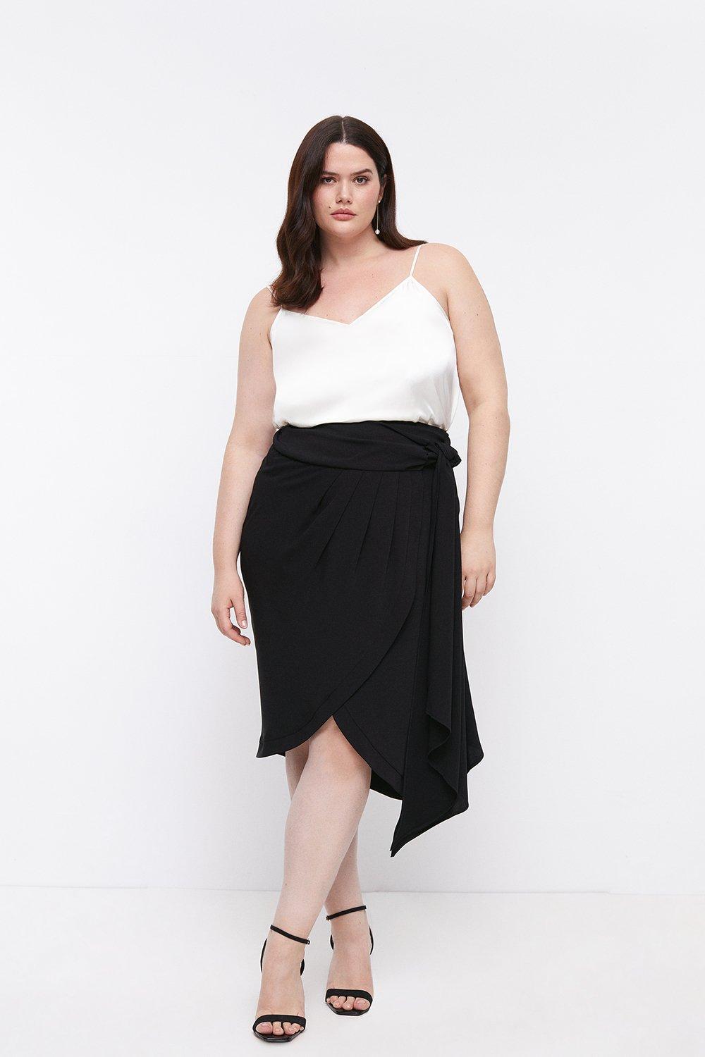 Envelope skirt plus size sale