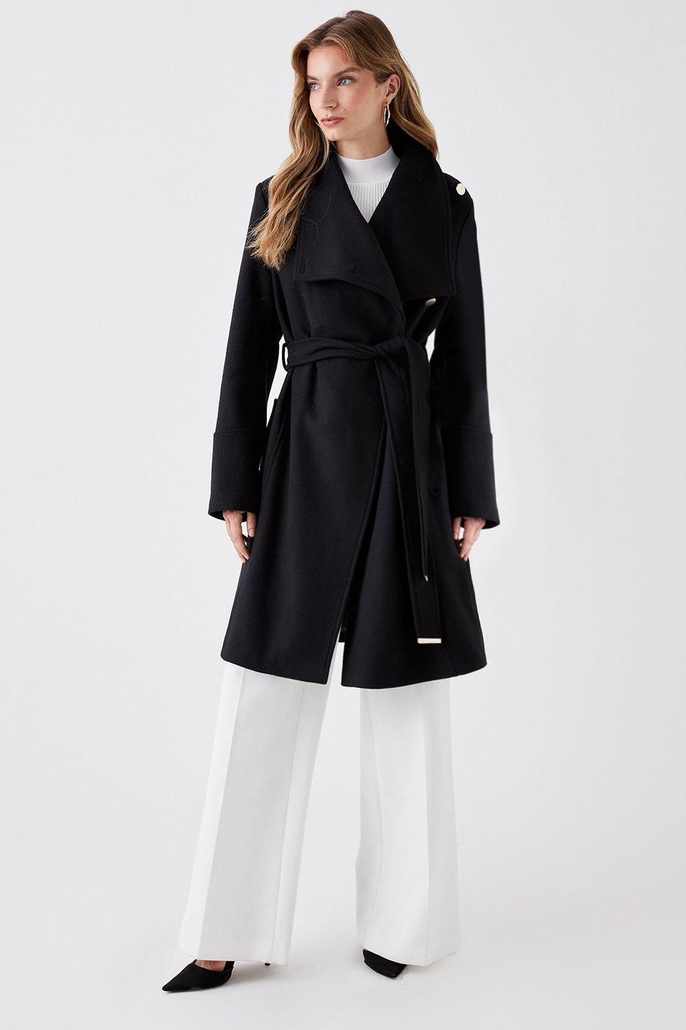 Line the hotsell label wrap coat