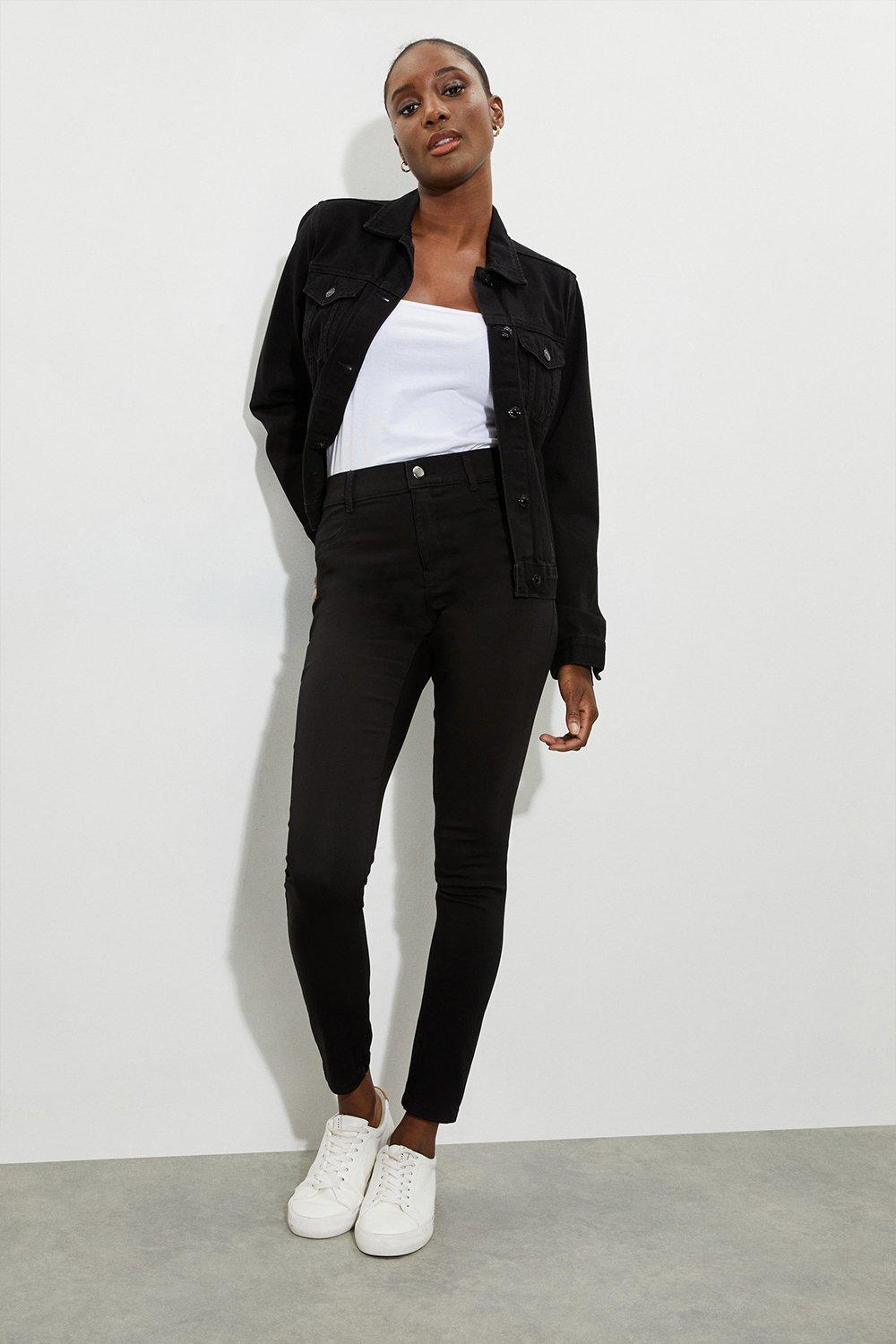 Black denim jacket outlet dorothy perkins