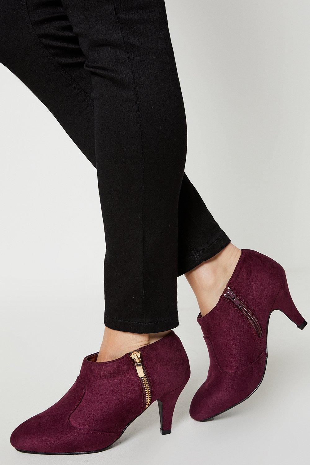 Dorothy perkins store burgundy boots