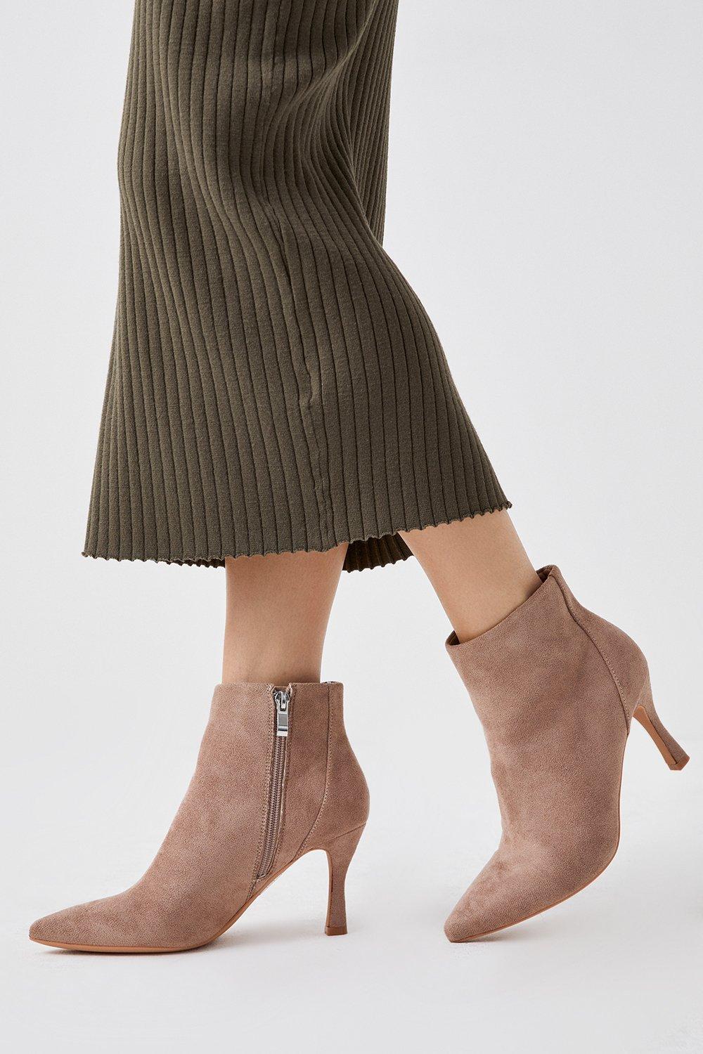 Boots | Principles: Ophelia Pointed Medium Heel Ankle Boots