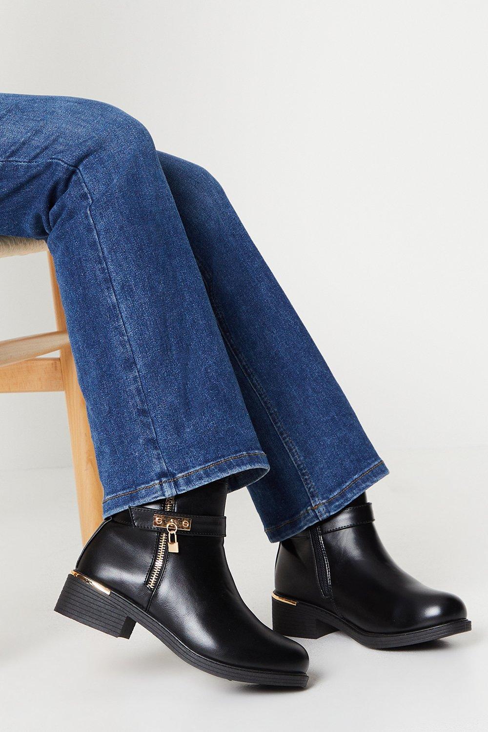 Wide fit ankle boots best sale dorothy perkins