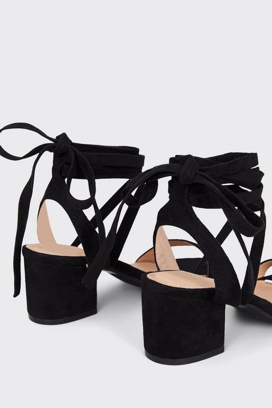Wallis Holly Ankle Wrap Heeled Sandals 3