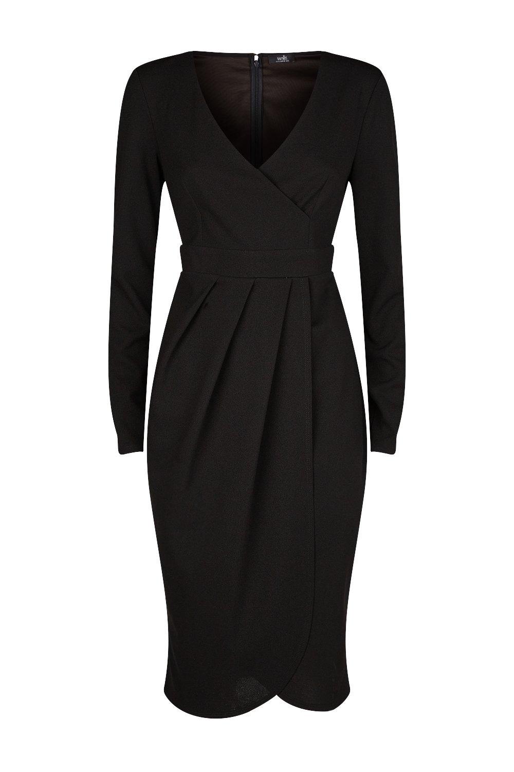 Black smart sale dress for funeral