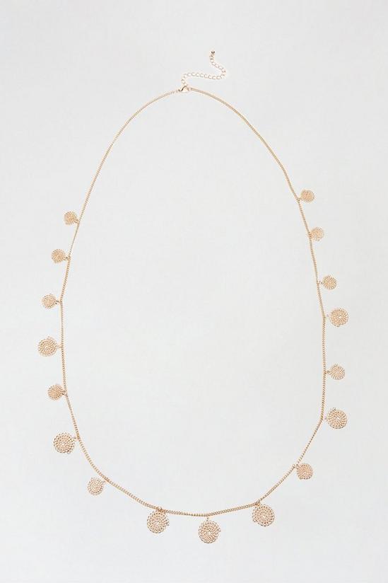 Wallis Disk Charm Necklace 1