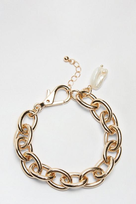 Wallis Chain Pearl Bracelet 1