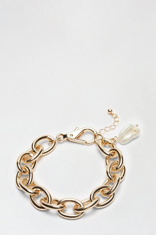 Wallis Chain Pearl Bracelet 2