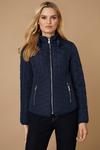 Wallis Quilted Zip Front Jacket thumbnail 1