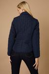 Wallis Quilted Zip Front Jacket thumbnail 3