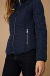 Wallis Quilted Zip Front Jacket thumbnail 4