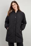 Wallis Quilted Mid Length Coat thumbnail 1