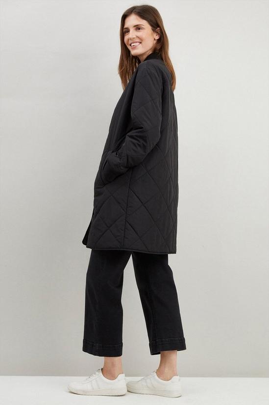 Wallis Quilted Mid Length Coat 3