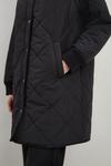 Wallis Quilted Mid Length Coat thumbnail 4
