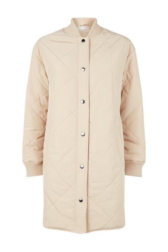 Wallis Petite Quilted Mid Length Coat 5