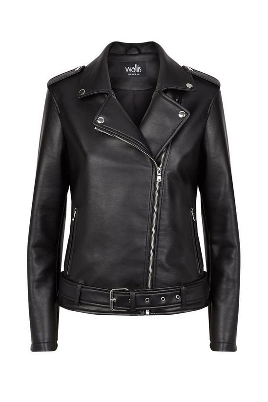 Wallis Faux Leather Biker Jacket 5