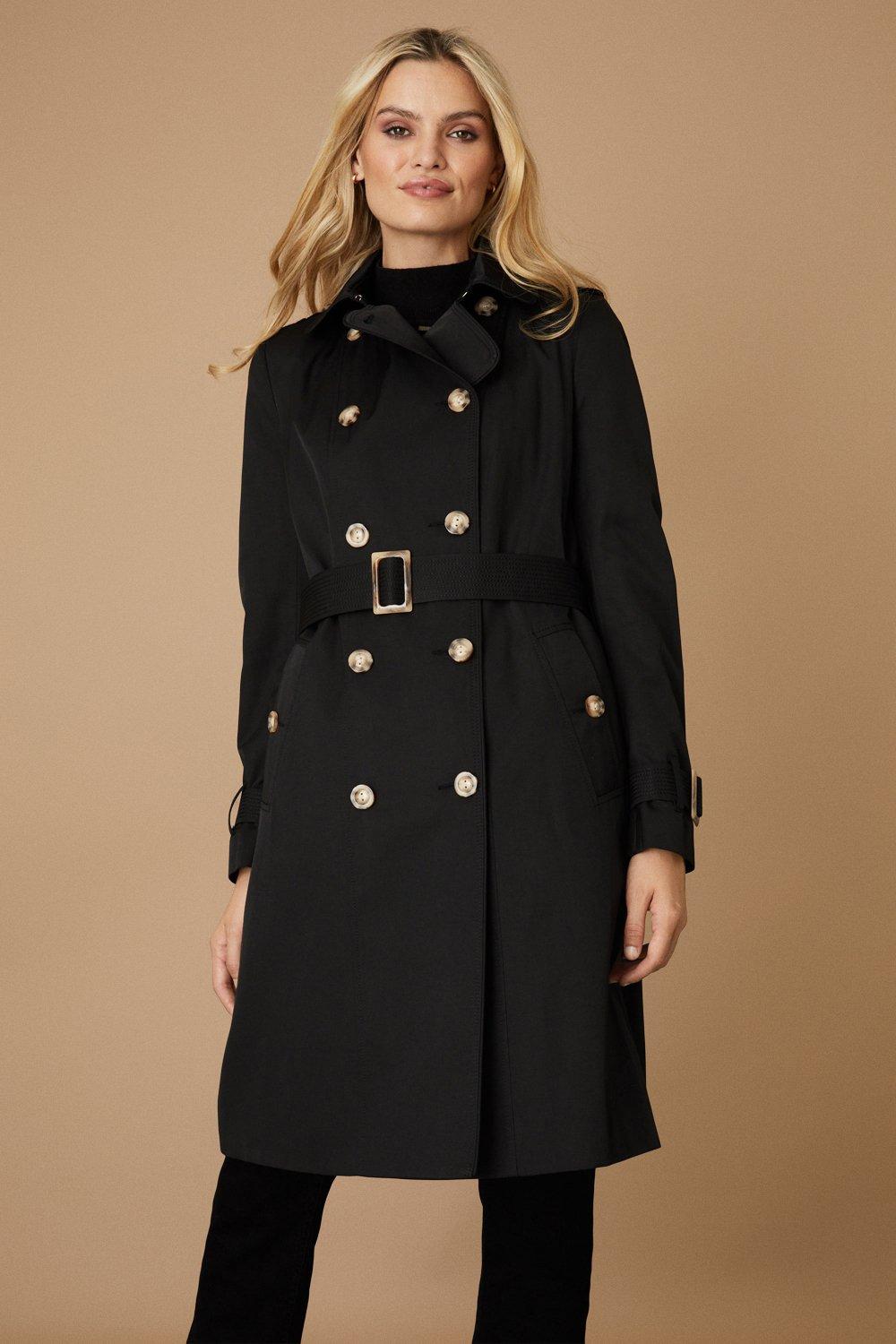 Jackets & Coats | Double Breasted Trench Coat | Wallis