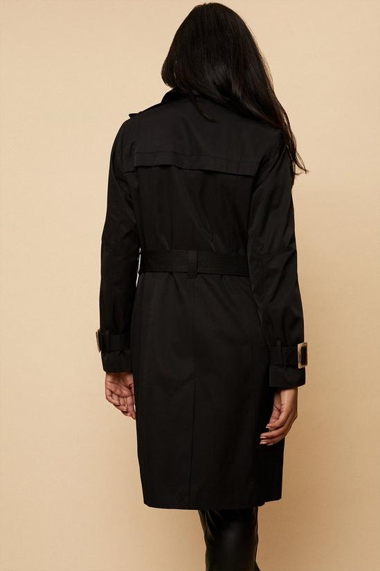 Wallis Petite Double Breasted Trench Coat 3