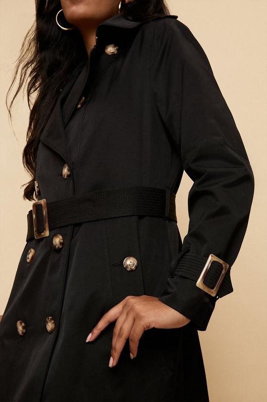 Wallis Petite Double Breasted Trench Coat 4