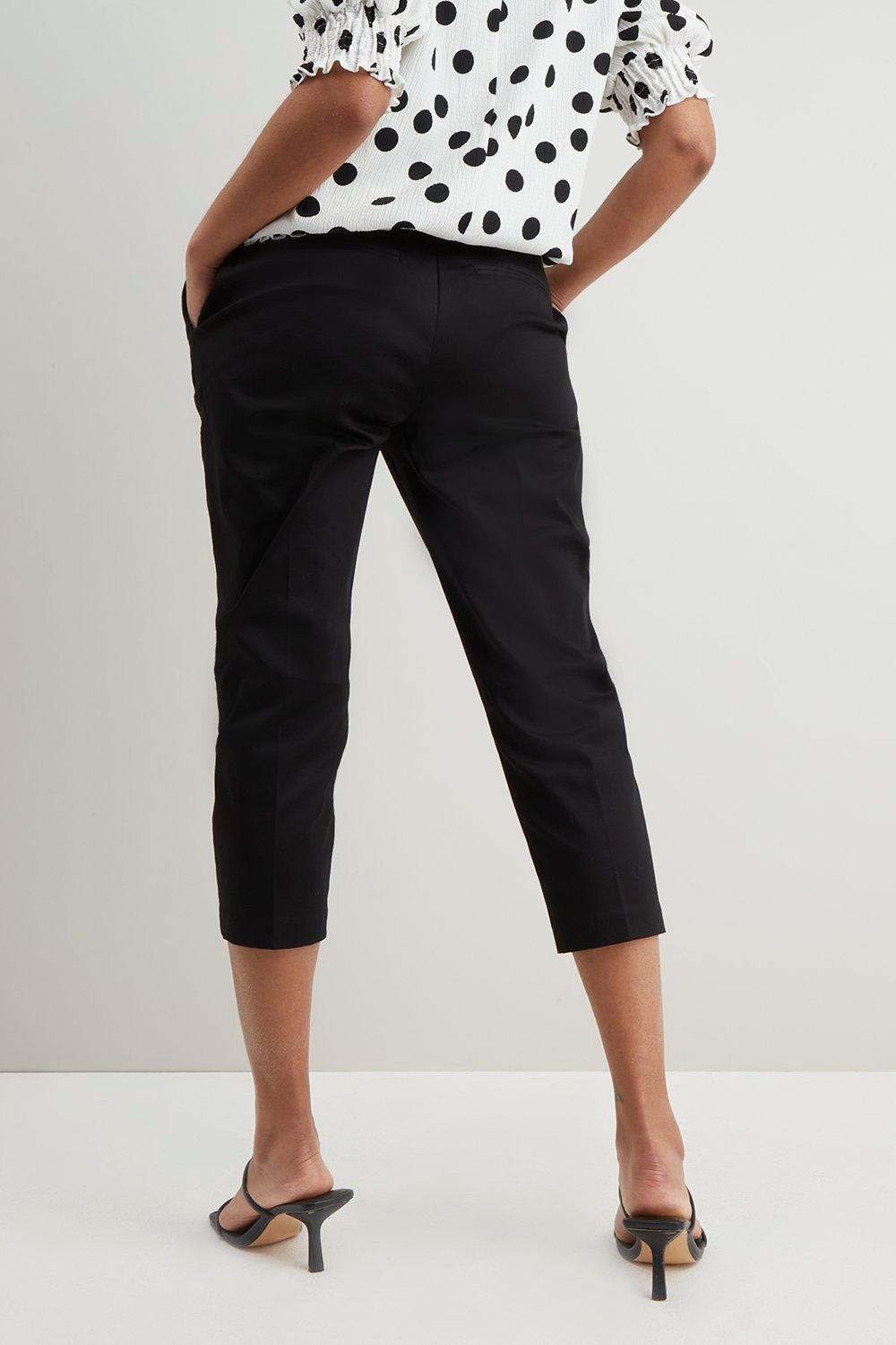 Petite cropped 2025 trousers uk