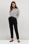 Wallis Stretch Tapered Belted Trousers thumbnail 2