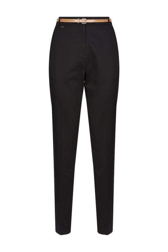 Wallis Tall Stretch Tapered Belted Trousers 5