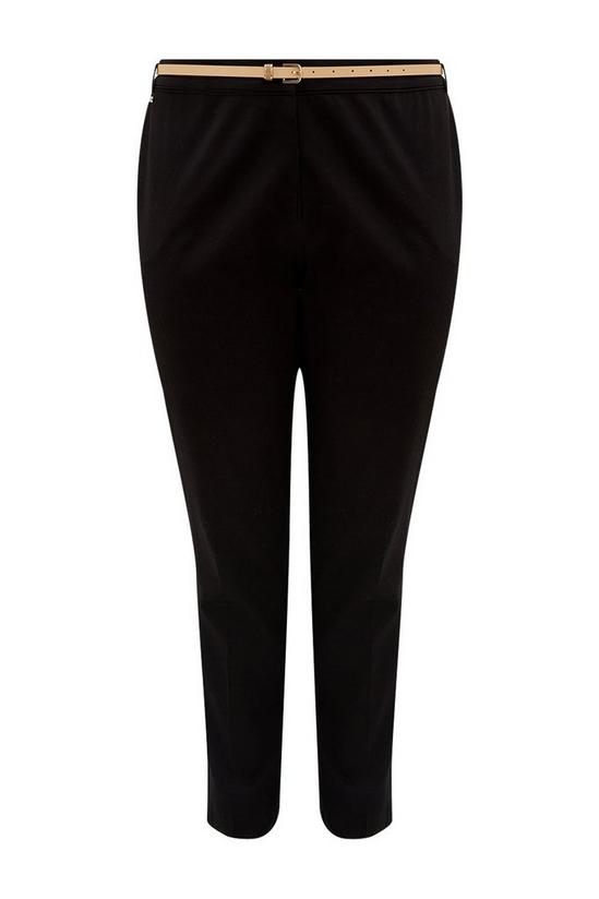 Wallis Curve Stretch Tapered Belted Trousers 5