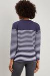 Wallis Stripe Long Sleeved Pocket T-shirt thumbnail 3