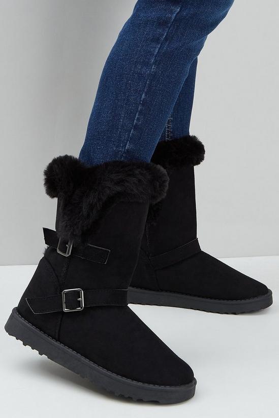 Wallis Melody Faux Fur Lined Calf Boots 2