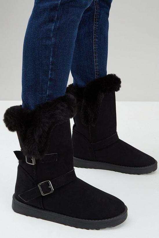 Wallis Melody Faux Fur Lined Calf Boots 4