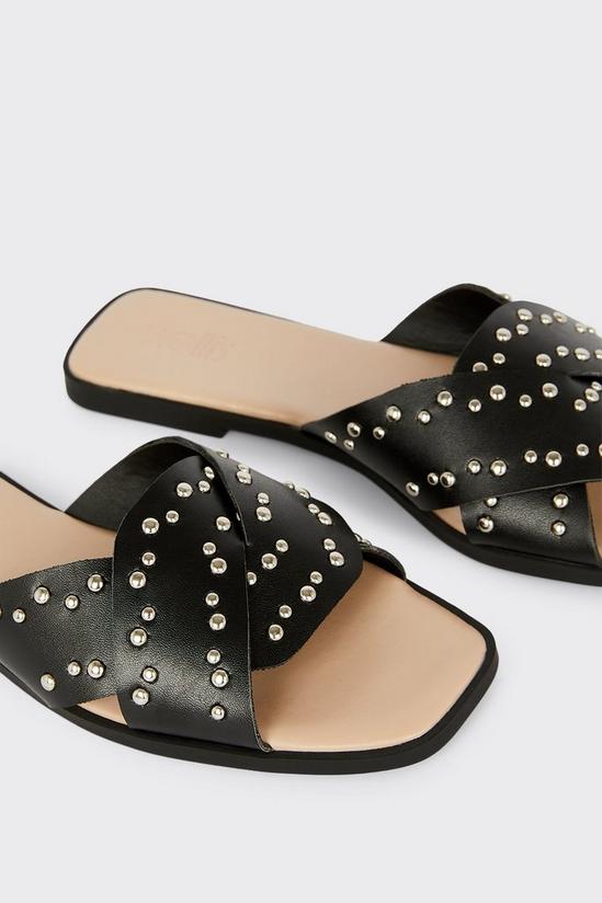 Wallis Francine Studded Detail Flat Sandals 3