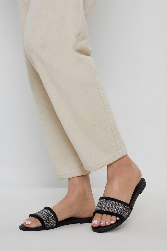 Wallis Fern Embellished Flat Sandals 1