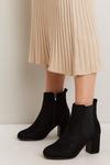 Wallis Wide Fit Aliza Heeled Ankle Boot thumbnail 1