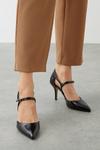 Wallis Emily Pointed Buckle Detail Court Shoes thumbnail 1